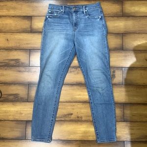GAP Washed Blue Skinny Jeans (Size 10)